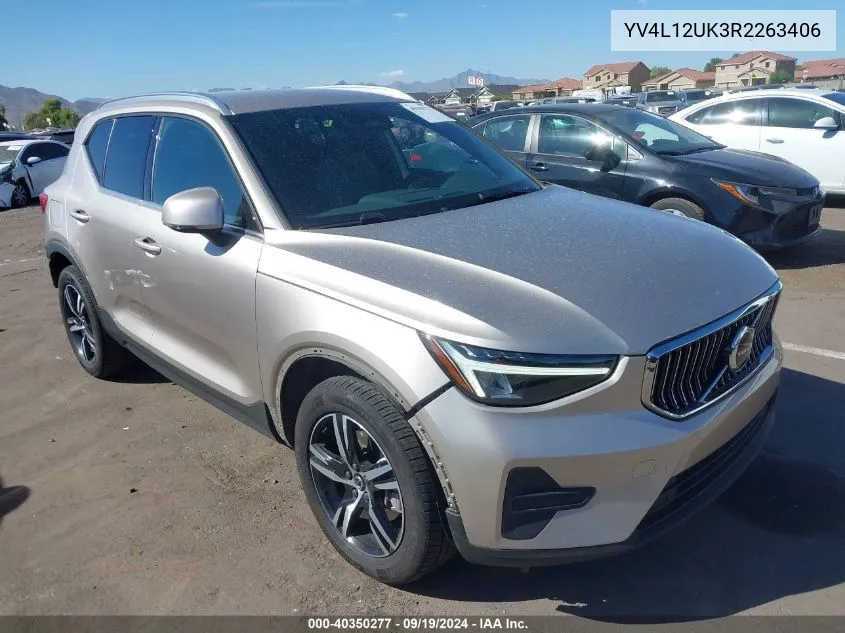 2024 Volvo Xc40 B5 Core Bright Theme/B5 Core Dark Theme VIN: YV4L12UK3R2263406 Lot: 40350277