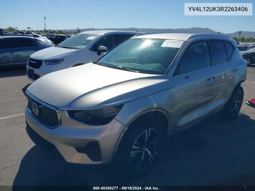 2024 Volvo Xc40 B5 Core Bright Theme/B5 Core Dark Theme VIN: YV4L12UK3R2263406 Lot: 40350277