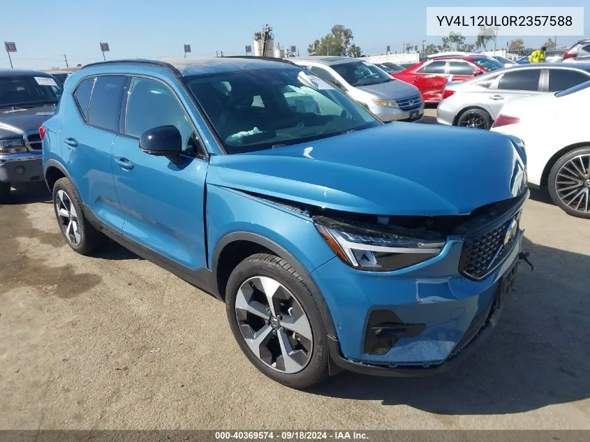 2024 Volvo Xc40 Plus VIN: YV4L12UL0R2357588 Lot: 40369574