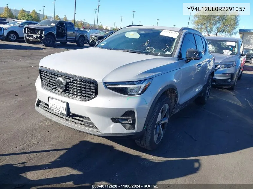 2024 Volvo Xc40 B5 Plus Dark Theme VIN: YV4L12UL0R2291057 Lot: 40712628