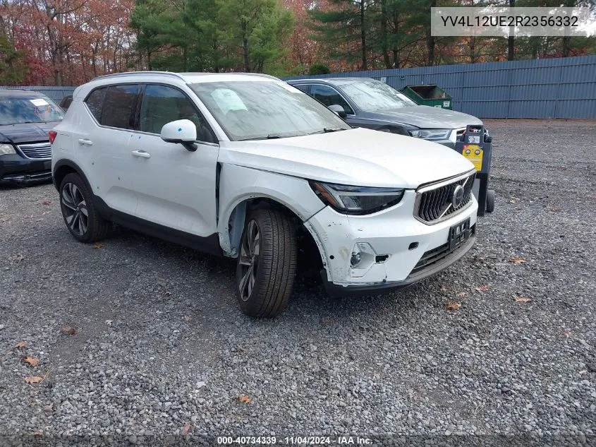 2024 Volvo Xc40 B5 Plus Bright Theme VIN: YV4L12UE2R2356332 Lot: 40734339