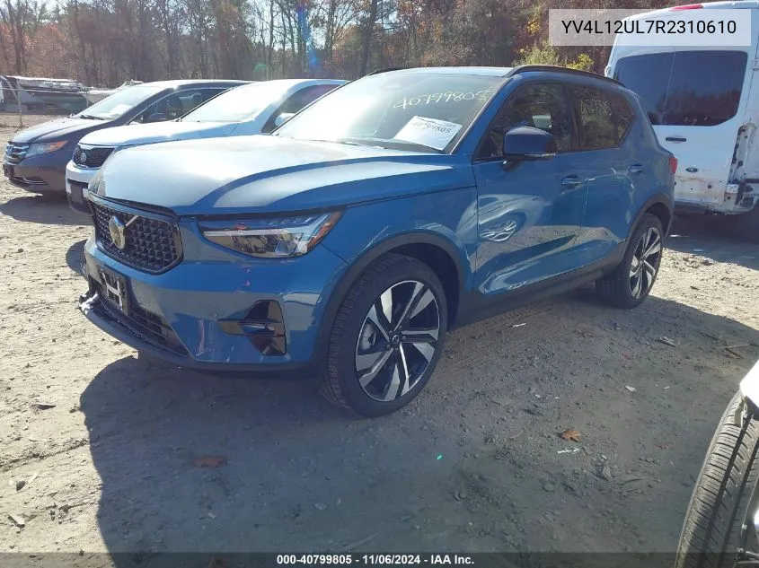 2024 Volvo Xc40 B5 Plus Dark Theme VIN: YV4L12UL7R2310610 Lot: 40799805