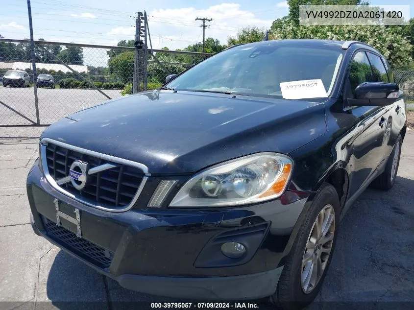 2010 Volvo Xc60 T6/T6 R-Design VIN: YV4992DZ0A2061420 Lot: 39795057