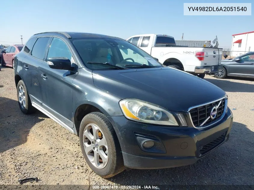 YV4982DL6A2051540 2010 Volvo Xc60 3.2