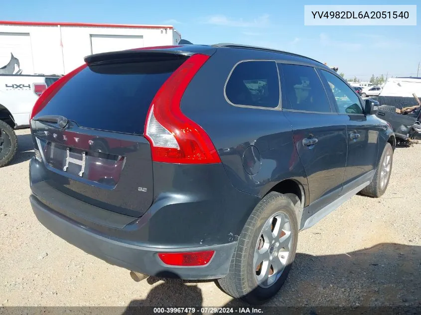 YV4982DL6A2051540 2010 Volvo Xc60 3.2