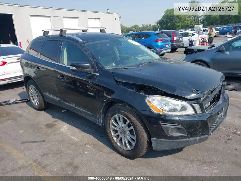 2010 Volvo Xc60 T6/T6 R-Design VIN: YV4992DZ1A2126727 Lot: 40058349