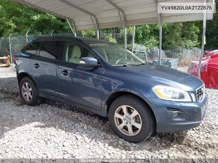 2010 Volvo Xc60 3.2 VIN: YV4982DL0A2122876 Lot: 40069775