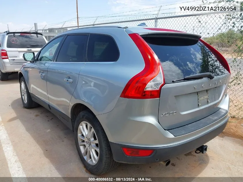 YV4992DZ1A2126954 2010 Volvo Xc60 T6/T6 R-Design