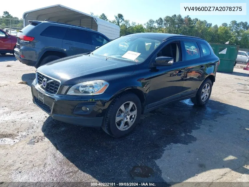 YV4960DZ7A2078275 2010 Volvo Xc60 3.2