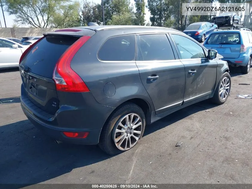 2010 Volvo Xc60 T6/T6 R-Design VIN: YV4992DZ6A2121605 Lot: 40250625