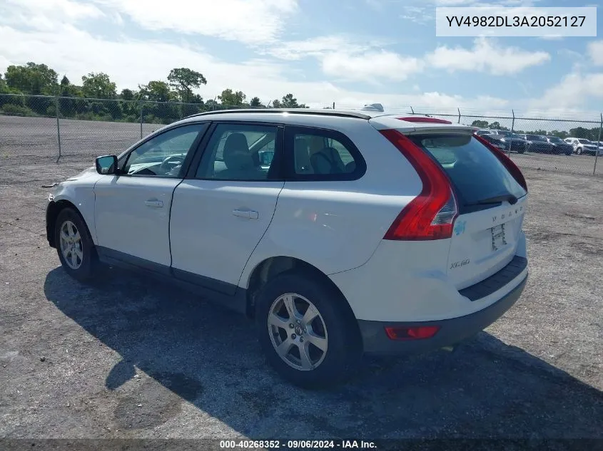 2010 Volvo Xc60 3.2 VIN: YV4982DL3A2052127 Lot: 40268352