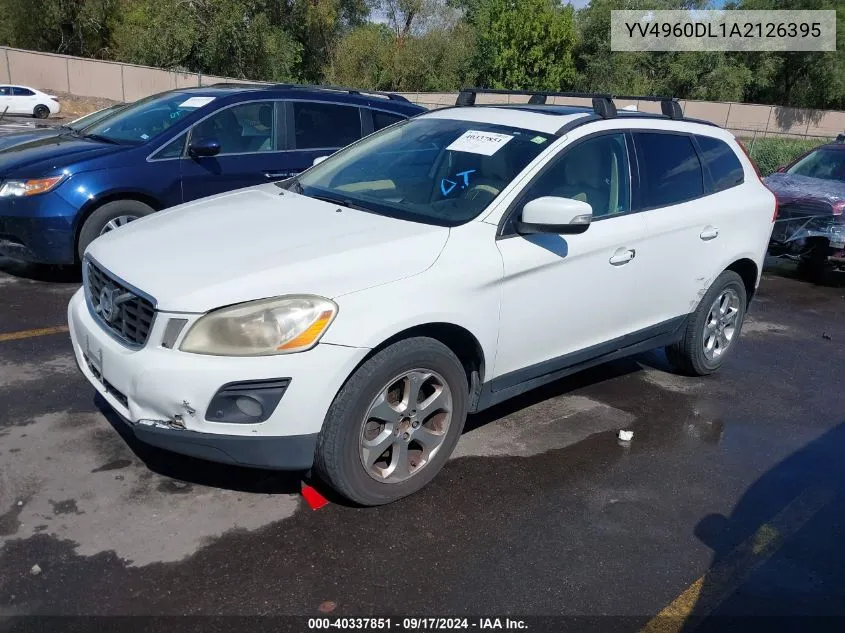 2010 Volvo Xc60 3.2 VIN: YV4960DL1A2126395 Lot: 40337851