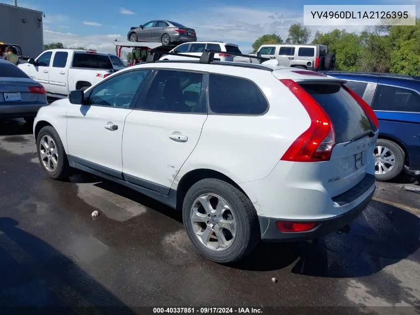 2010 Volvo Xc60 3.2 VIN: YV4960DL1A2126395 Lot: 40337851