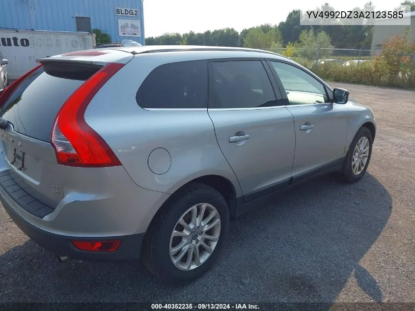 2010 Volvo Xc60 T6/T6 R-Design VIN: YV4992DZ3A2123585 Lot: 40352235