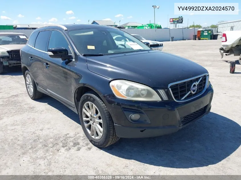 2010 Volvo Xc60 T6/T6 R-Design VIN: YV4992DZXA2024570 Lot: 40355328