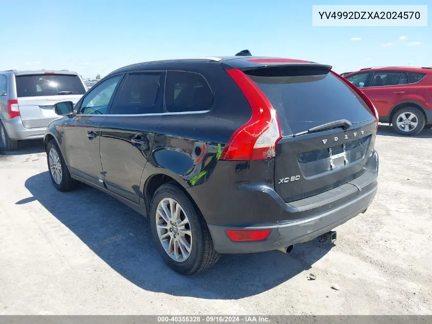 2010 Volvo Xc60 T6/T6 R-Design VIN: YV4992DZXA2024570 Lot: 40355328