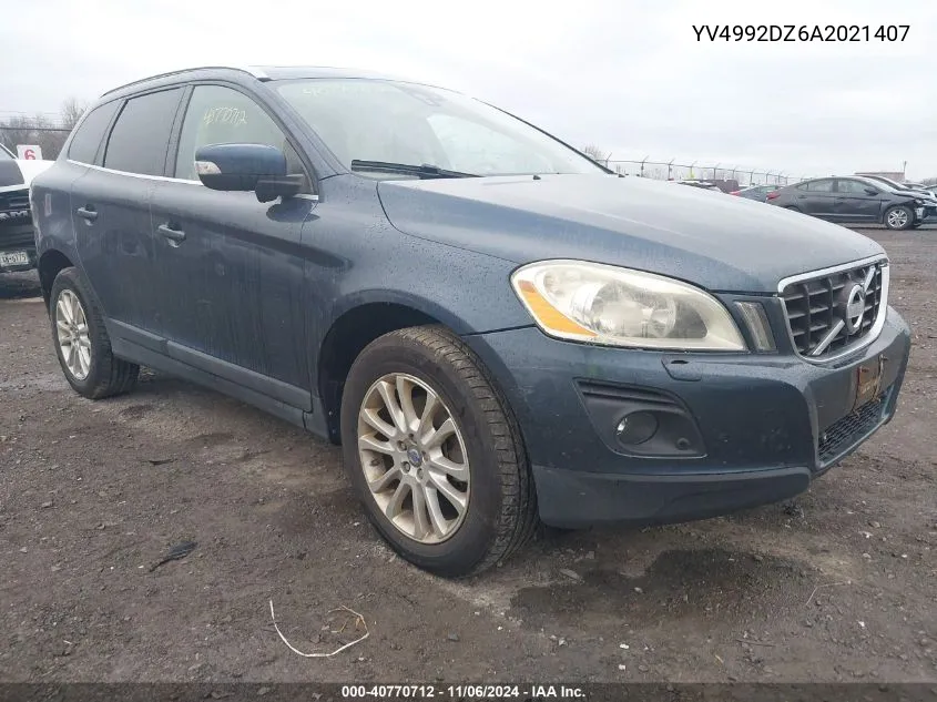 2010 Volvo Xc60 T6/T6 R-Design VIN: YV4992DZ6A2021407 Lot: 40770712