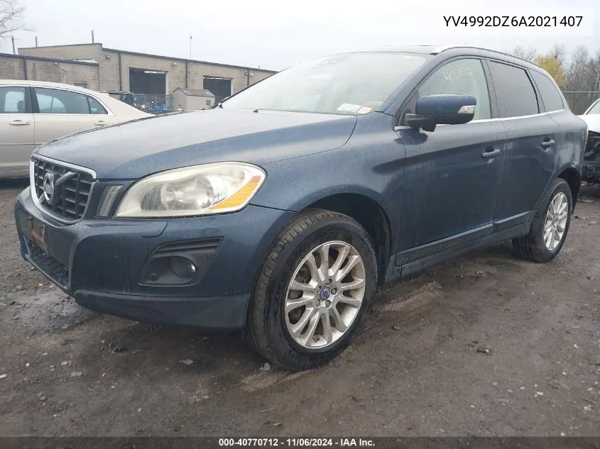 2010 Volvo Xc60 T6/T6 R-Design VIN: YV4992DZ6A2021407 Lot: 40770712