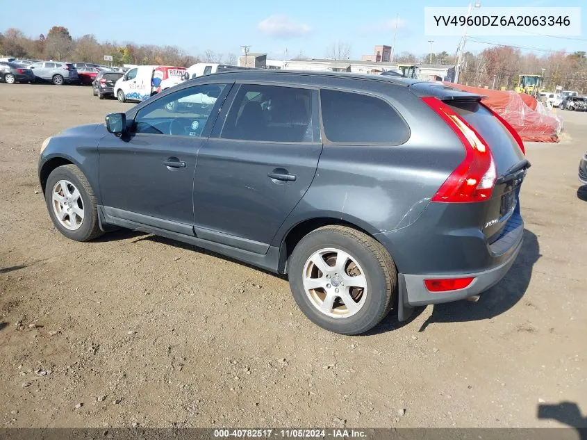 YV4960DZ6A2063346 2010 Volvo Xc60 3.2