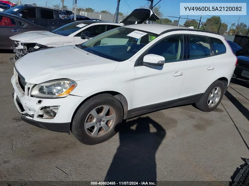 2010 Volvo Xc60 3.2 VIN: YV4960DL5A2120082 Lot: 40802485