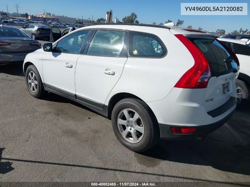 2010 Volvo Xc60 3.2 VIN: YV4960DL5A2120082 Lot: 40802485