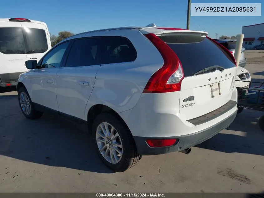 2010 Volvo Xc60 T6/T6 R-Design VIN: YV4992DZ1A2085631 Lot: 40864300