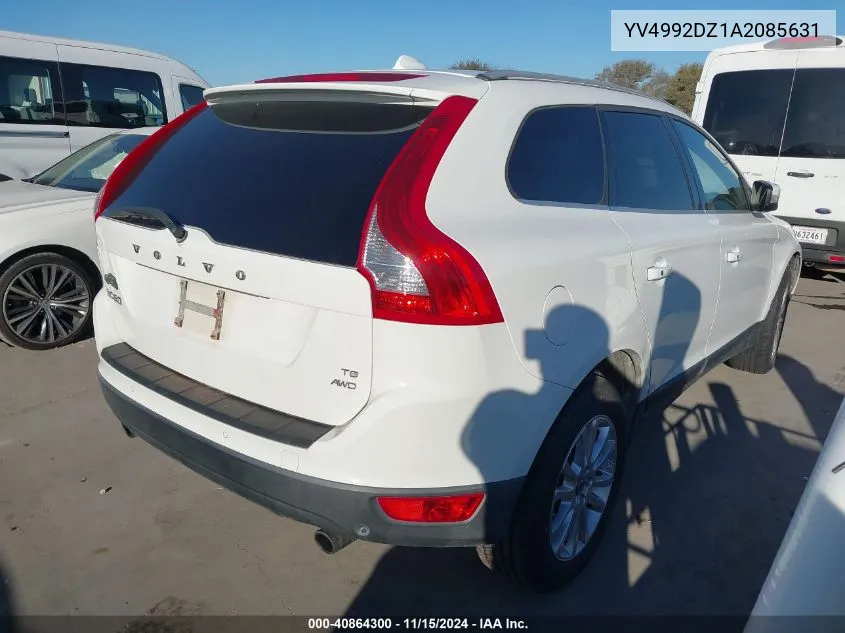 2010 Volvo Xc60 T6/T6 R-Design VIN: YV4992DZ1A2085631 Lot: 40864300