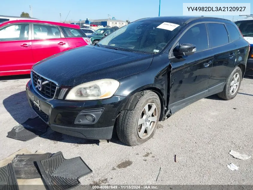 2010 Volvo Xc60 3.2 VIN: YV4982DL3A2120927 Lot: 40867649