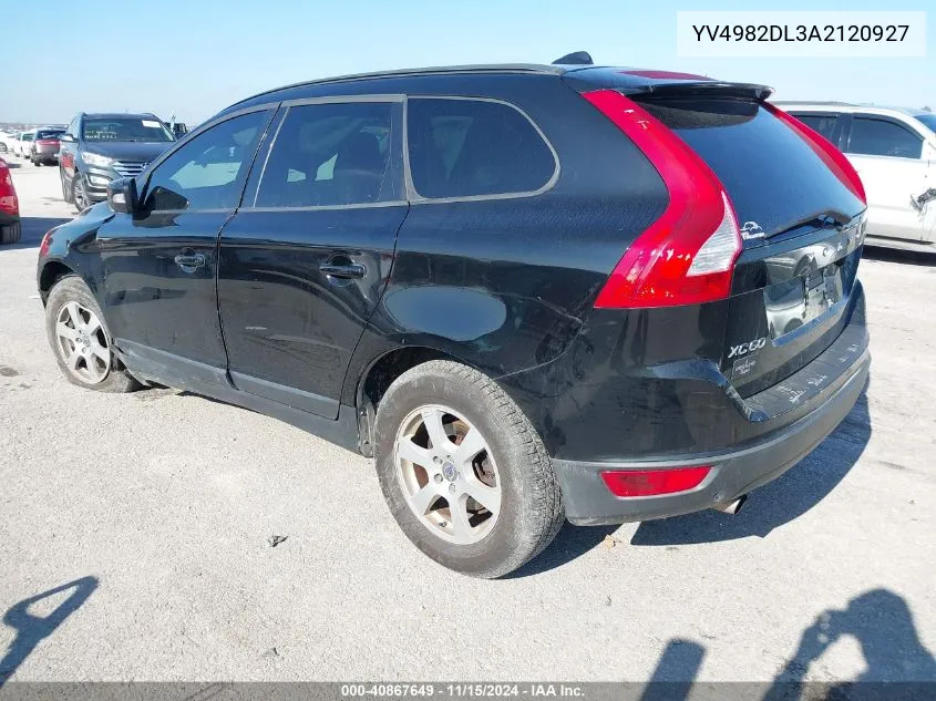 2010 Volvo Xc60 3.2 VIN: YV4982DL3A2120927 Lot: 40867649