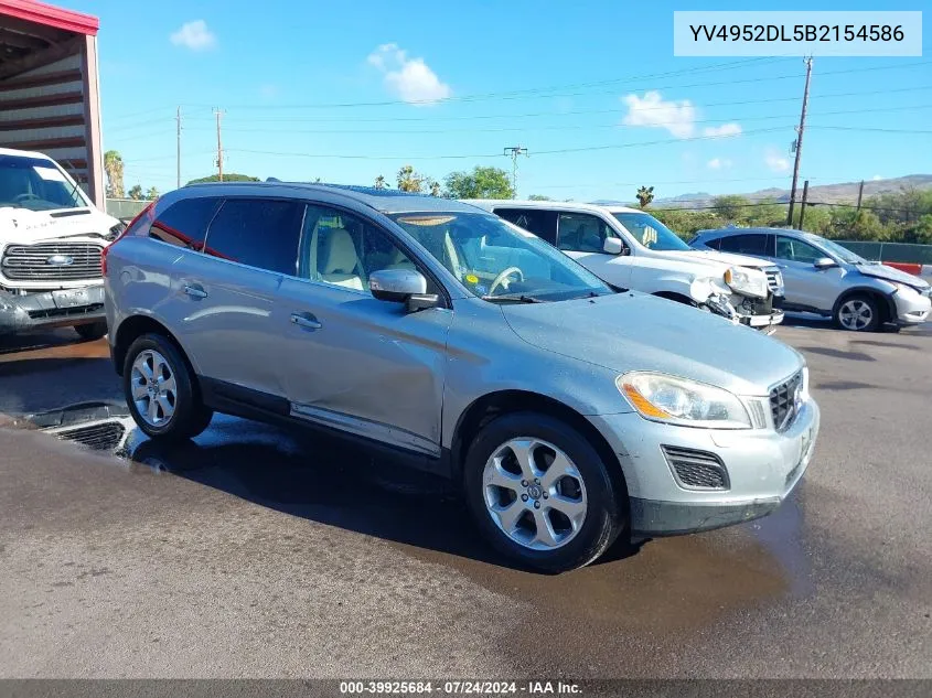 2011 Volvo Xc60 VIN: YV4952DL5B2154586 Lot: 39925684