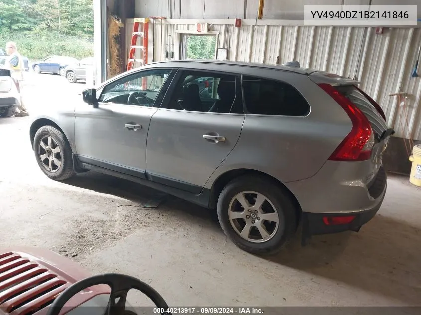 2011 Volvo Xc60 3.2/3.2 R-Design VIN: YV4940DZ1B2141846 Lot: 40213917