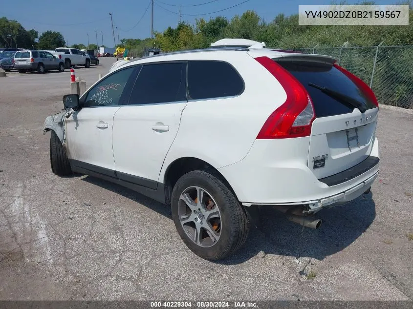 2011 Volvo Xc60 T6/T6 R-Design VIN: YV4902DZ0B2159567 Lot: 40229304