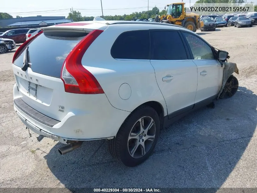 2011 Volvo Xc60 T6/T6 R-Design VIN: YV4902DZ0B2159567 Lot: 40229304