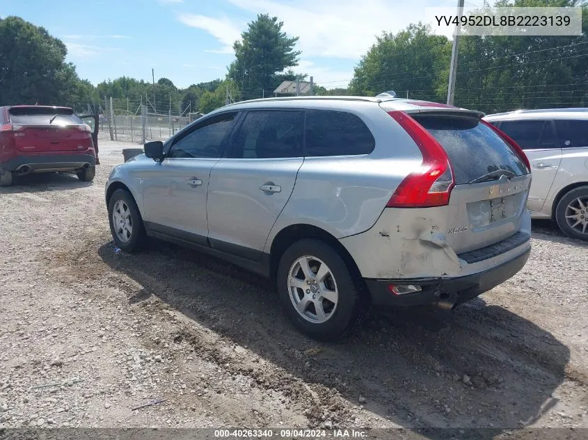 2011 Volvo Xc60 3.2 VIN: YV4952DL8B2223139 Lot: 40263340