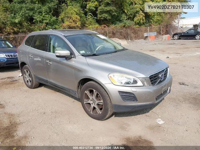 2011 Volvo Xc60 T6 VIN: YV4902DZ7B2170307 Lot: 40312734