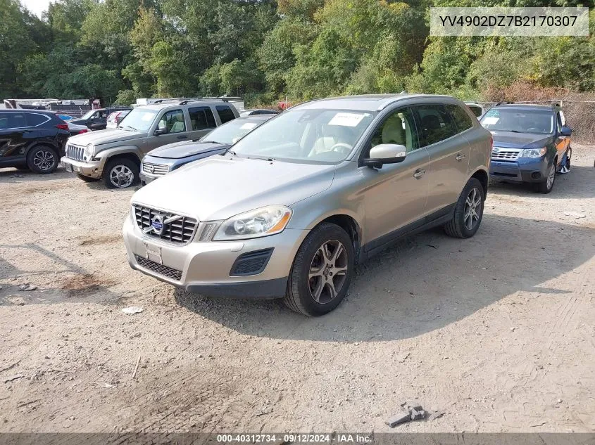 YV4902DZ7B2170307 2011 Volvo Xc60 T6