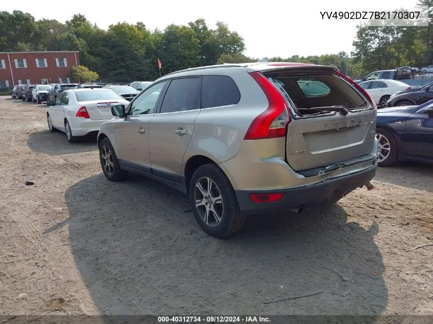 YV4902DZ7B2170307 2011 Volvo Xc60 T6