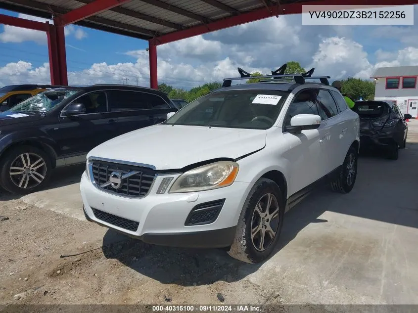 2011 Volvo Xc60 T6/T6 R-Design VIN: YV4902DZ3B2152256 Lot: 40315100