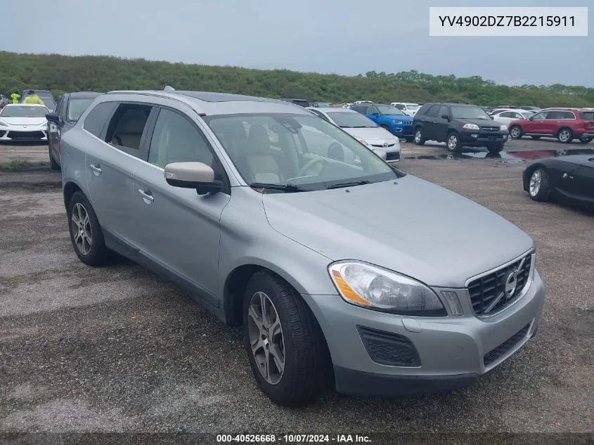 2011 Volvo Xc60 T6/T6 R-Design VIN: YV4902DZ7B2215911 Lot: 40526668