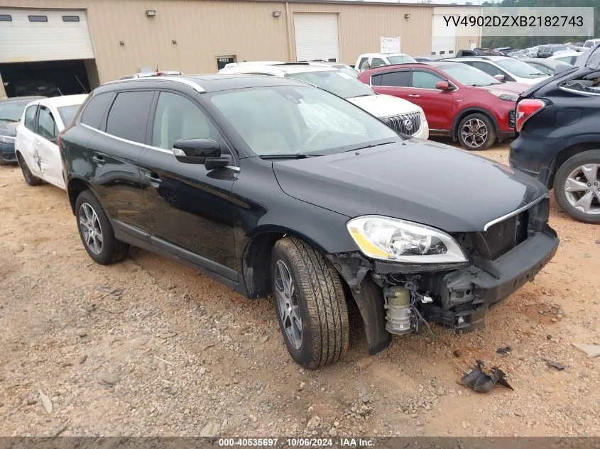 2011 Volvo Xc60 T6 VIN: YV4902DZXB2182743 Lot: 40535697