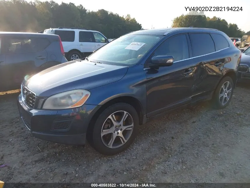 2011 Volvo Xc60 T6/T6 R-Design VIN: YV4902DZ2B2194224 Lot: 40583522