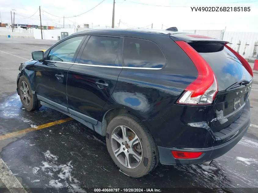 2011 Volvo Xc60 T6/T6 R-Design VIN: YV4902DZ6B2185185 Lot: 40688797