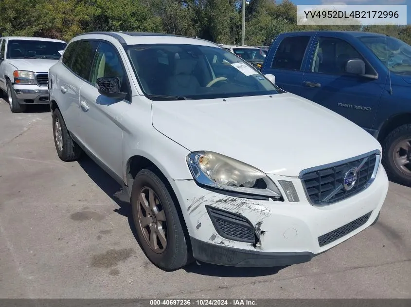 2011 Volvo Xc60 3.2/3.2 R-Design VIN: YV4952DL4B2172996 Lot: 40697236