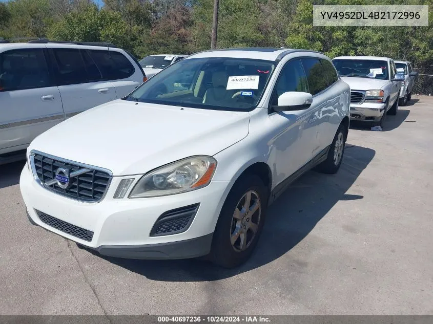 2011 Volvo Xc60 3.2/3.2 R-Design VIN: YV4952DL4B2172996 Lot: 40697236