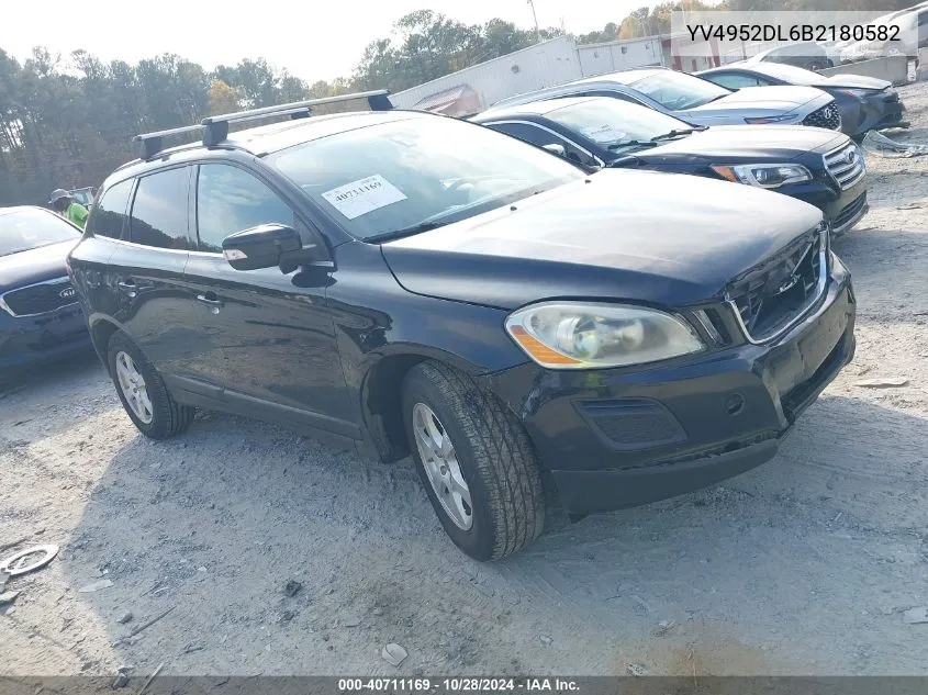 2011 Volvo Xc60 3.2 VIN: YV4952DL6B2180582 Lot: 40711169