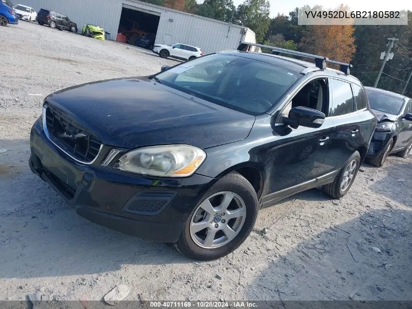 2011 Volvo Xc60 3.2 VIN: YV4952DL6B2180582 Lot: 40711169