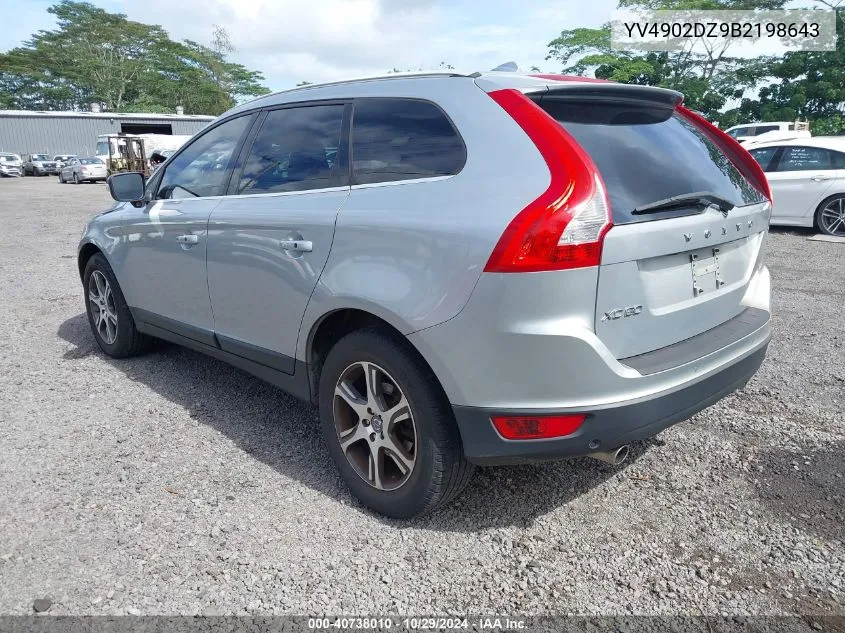 2011 Volvo Xc60 T6/T6 R-Design VIN: YV4902DZ9B2198643 Lot: 40738010