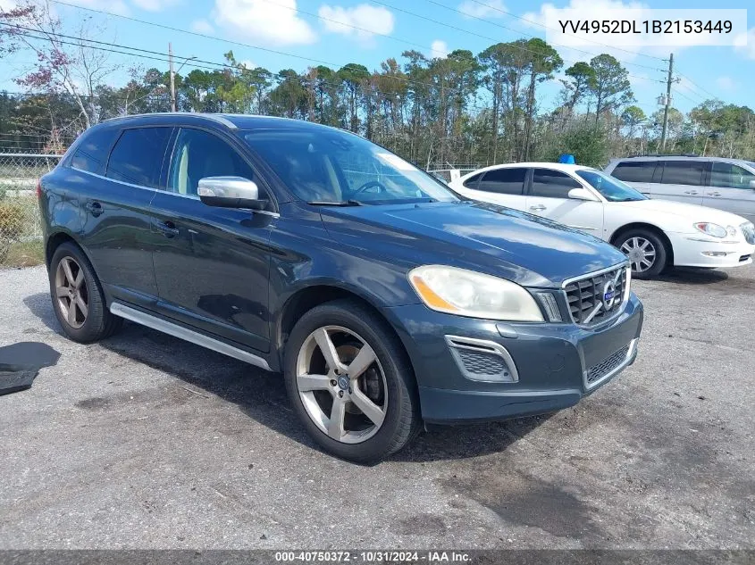 2011 Volvo Xc60 3.2/3.2 R-Design VIN: YV4952DL1B2153449 Lot: 40750372