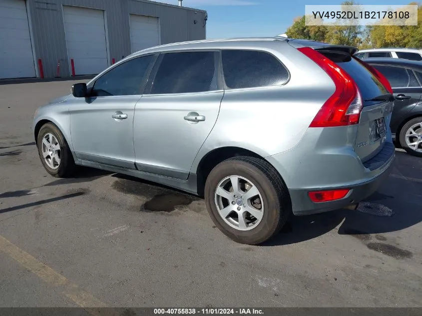 YV4952DL1B2178108 2011 Volvo Xc60 3.2