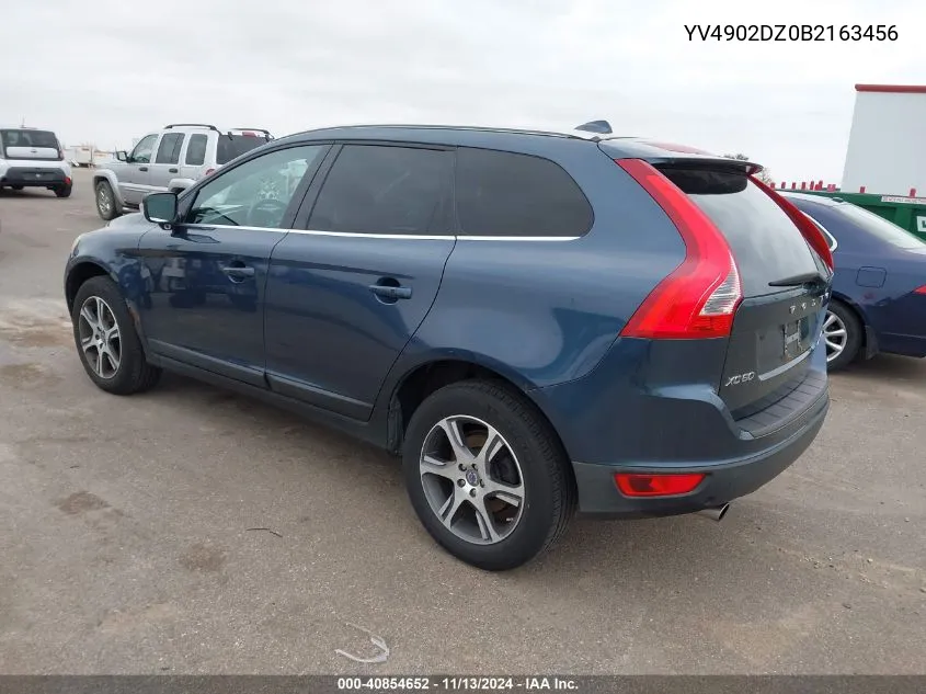 2011 Volvo Xc60 T6/T6 R-Design VIN: YV4902DZ0B2163456 Lot: 40854652